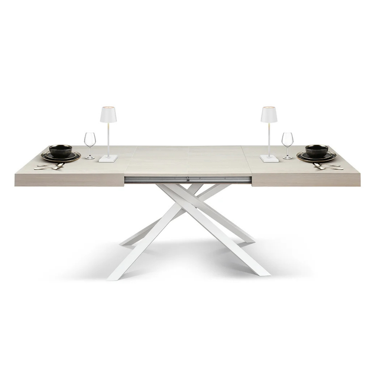 Tavolo allungabile MALMO 160×90 cm – 240×90 cm