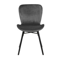 Sedia Agos in velluto