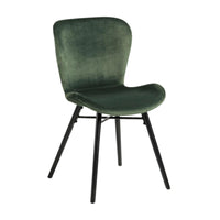 Sedia Agos in velluto