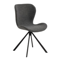 Sedia Agos con gambe a stella