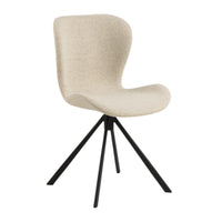 Sedia Agos con gambe a stella