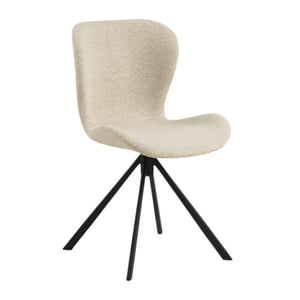 Sedia Agos con gambe a stella