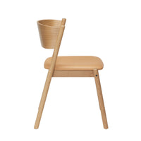 Sedia OBLIQUE con cuscino