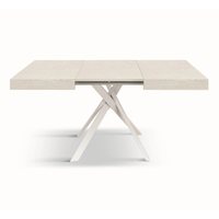 Tavolo allungabile MALMO con gambe incrociare 95x90 cm - 145x90 cm