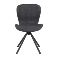 Sedia Agos con gambe a stella