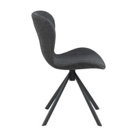 Sedia Agos con gambe a stella