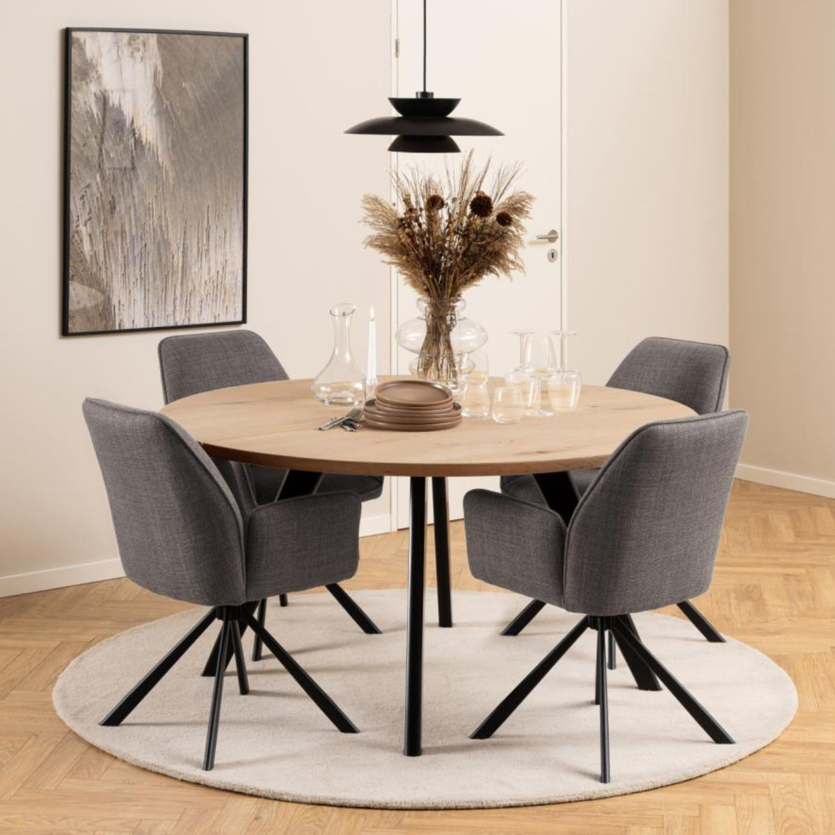 Sedia con braccioli Flynn