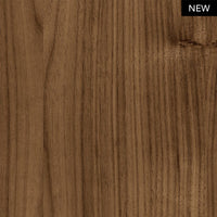Dettaglio della finitura in legno scuro del Tavolino Albi. Superficie elegante e resistente, perfetta per ambienti moderni e raffinati.