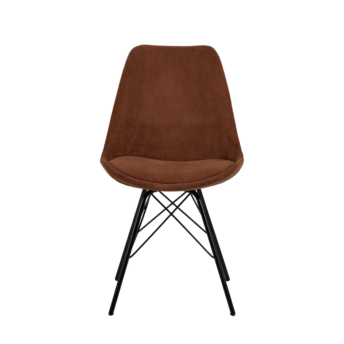 Sedia Lisbon in velluto a coste