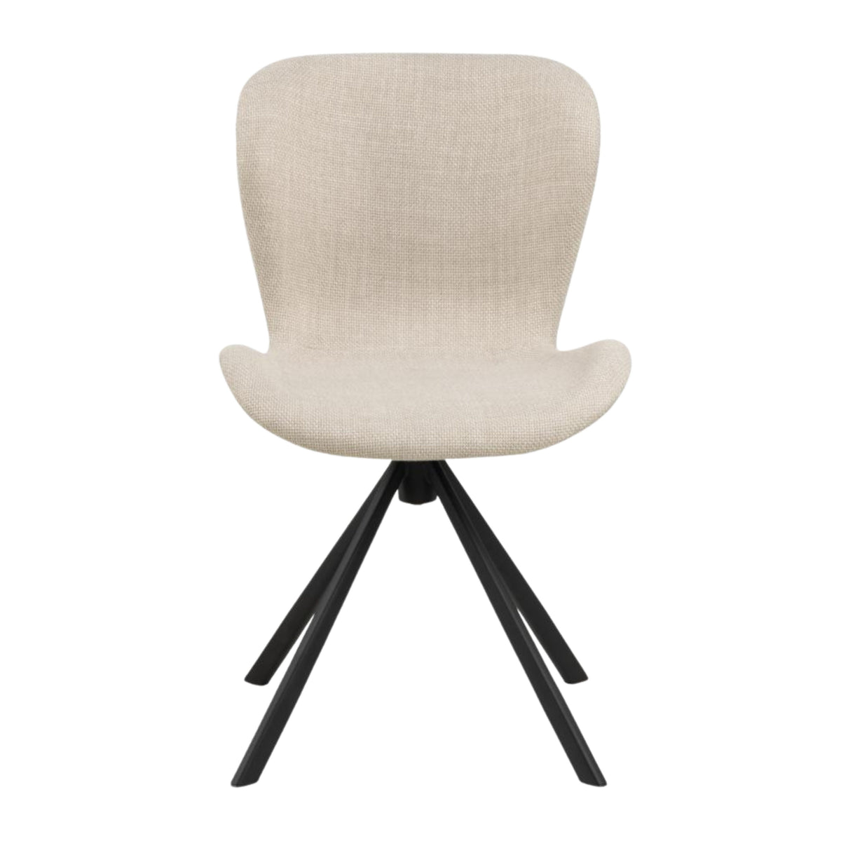 Sedia Agos con gambe a stella