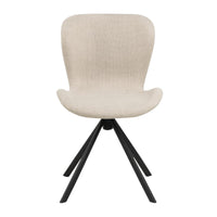 Sedia Agos con gambe a stella