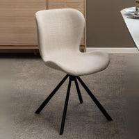 Sedia Agos con gambe a stella