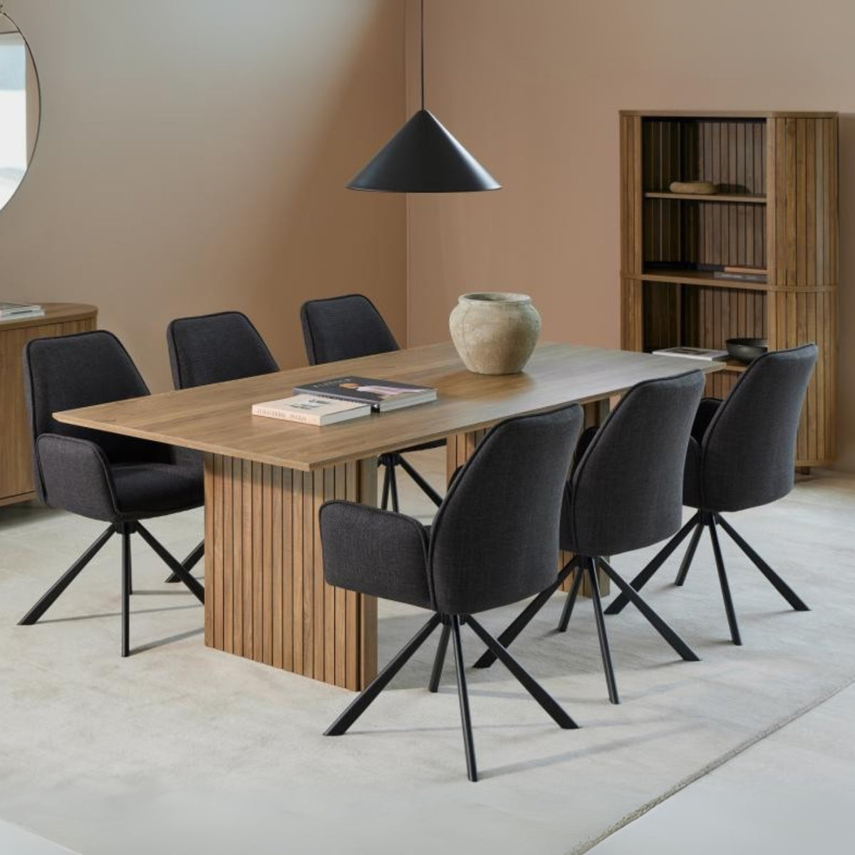 Sedia con braccioli Flynn