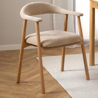 Sedia con braccioli Carrie