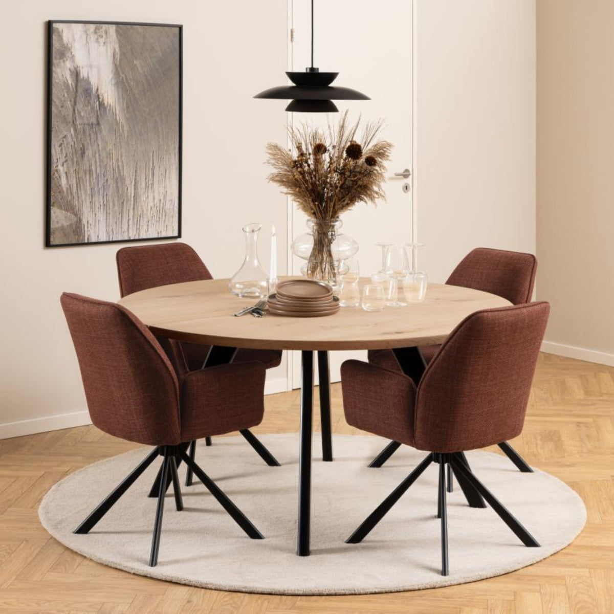 Sedia con braccioli Flynn