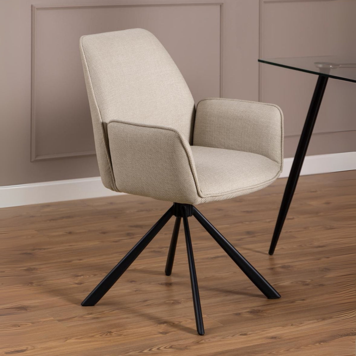 Sedia con braccioli Flynn