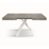 Tavolo allungabile MALMO con gambe incrociare 95x90 cm - 145x90 cm