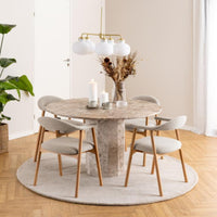 Sedia con braccioli Carrie