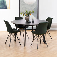 Sedia Lisbon in velluto a coste