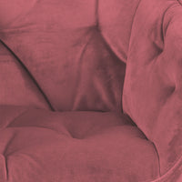 Sedia con braccioli Delia in velluto