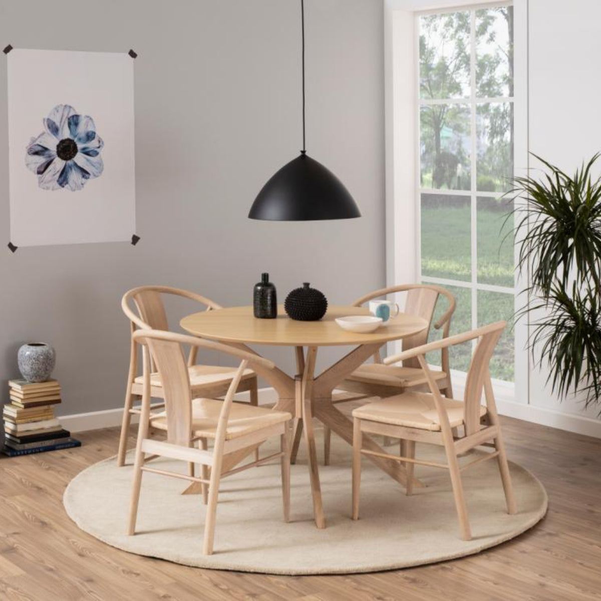 Sedia con braccioli Ida