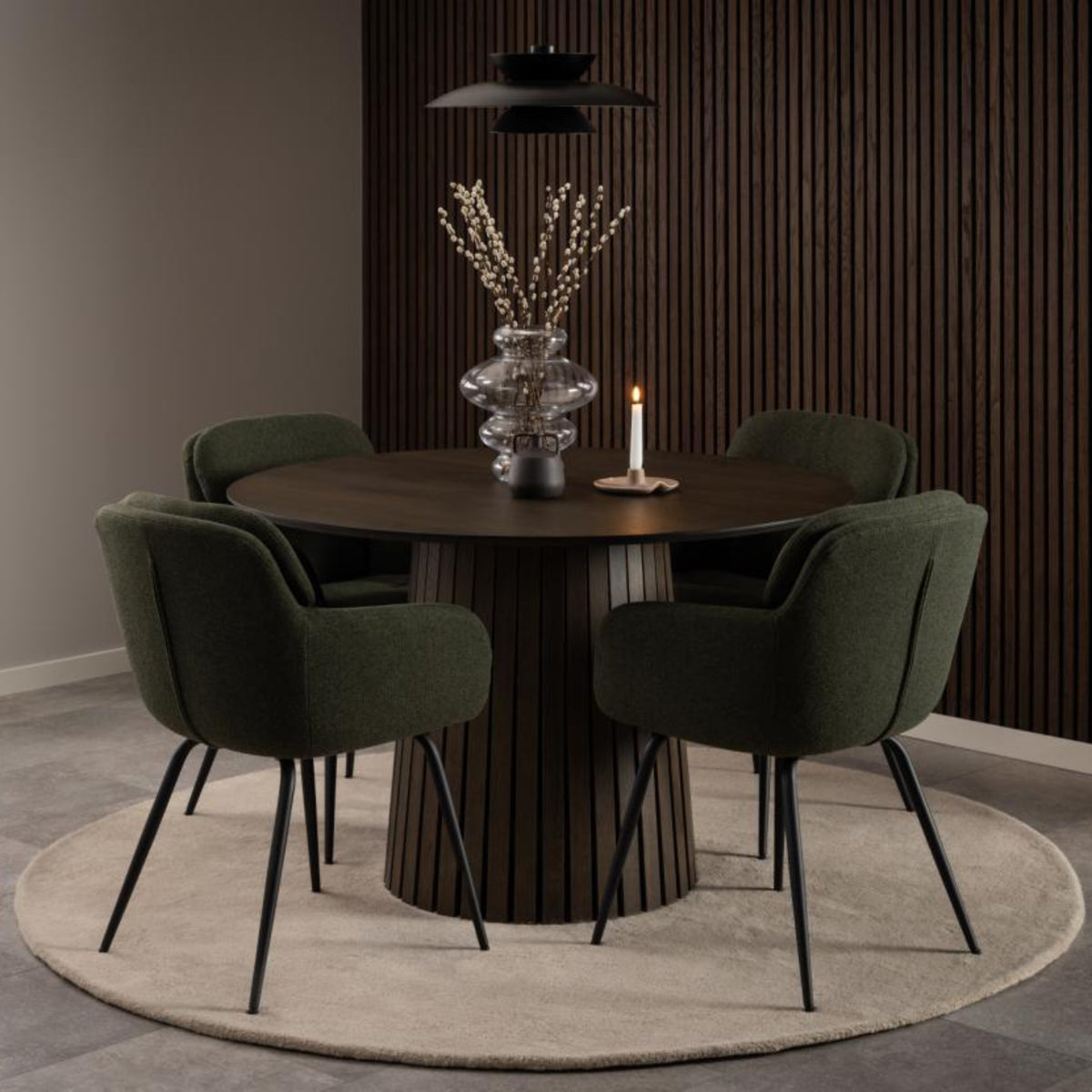 Sedia con braccioli Edina