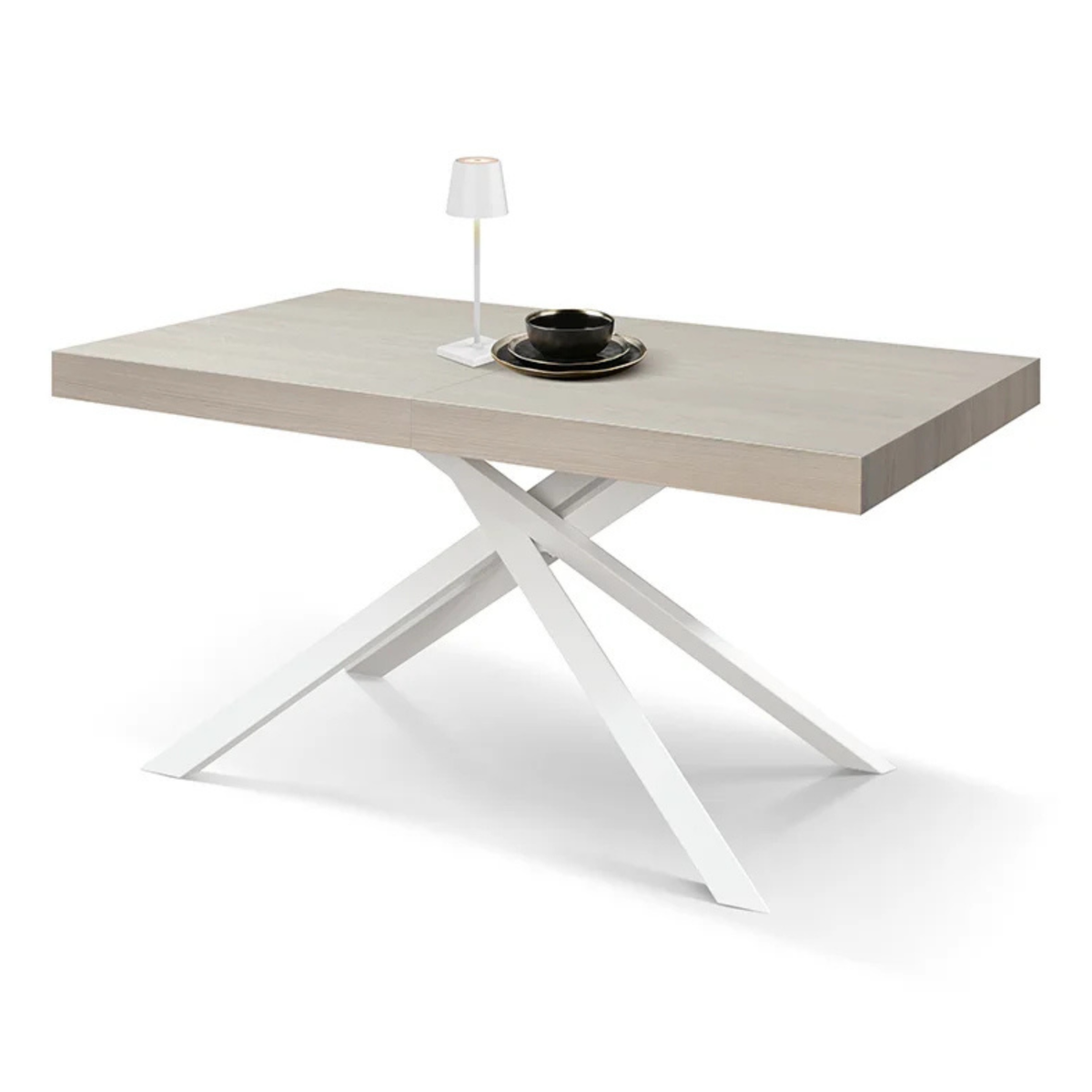 Tavolo allungabile MALMO 140x90 cm - 220x90 cm