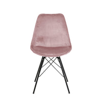 Sedia Lisbon in velluto