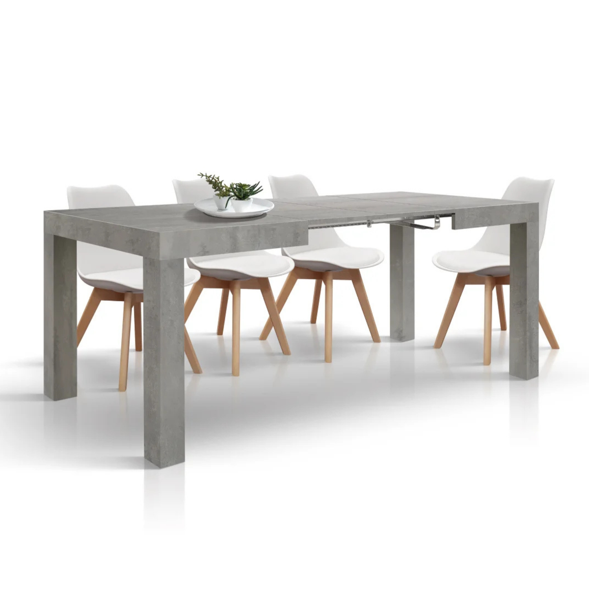 Tavolo allungabile Asti 120x80 cm - 200x80 cm