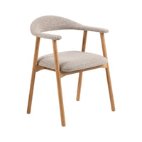 Sedia con braccioli Carrie