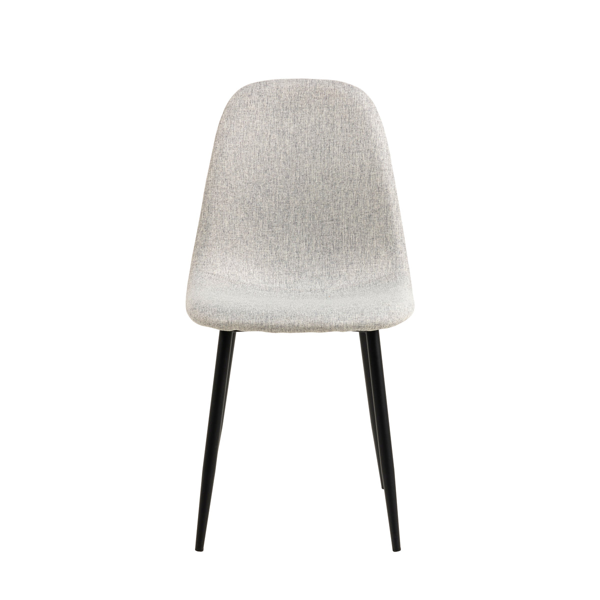 Sedia Calla gambe in metallo nero