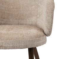 Sedia Luna con braccioli