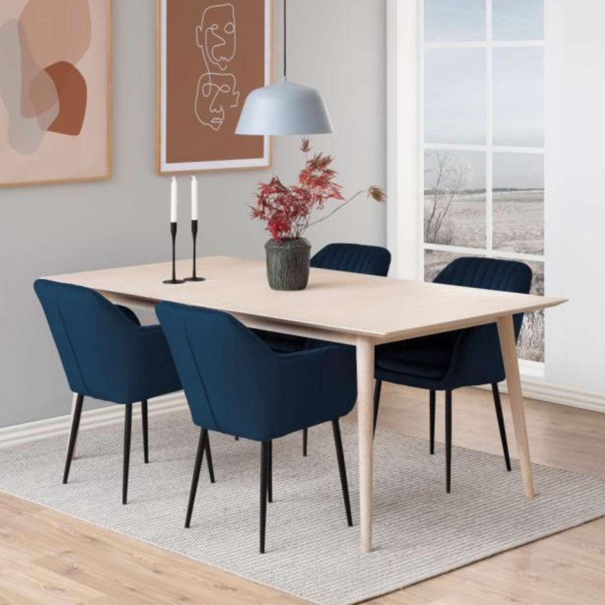 Sedia Eris in velluto