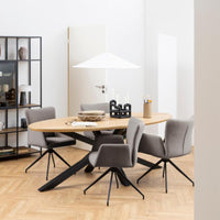 Sedia con braccioli Polly