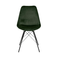 Sedia Lisbon in velluto