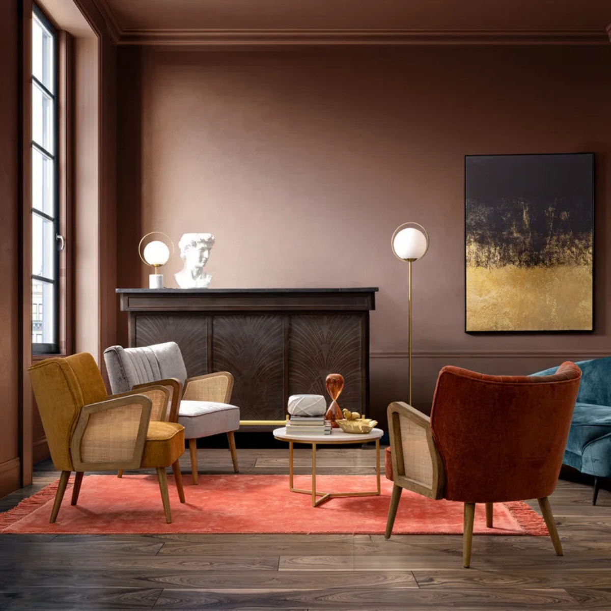 Poltrona Vilma - Design Retro Unico e Confortevole