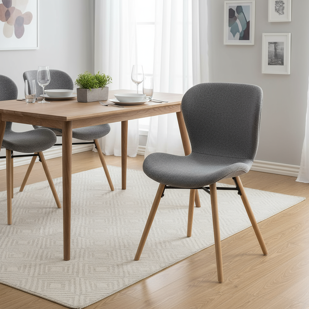 Sedia Agos gambe in legno