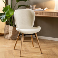 Sedia Agos gambe in legno