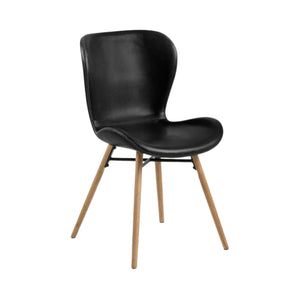 Sedia Agos gambe in legno