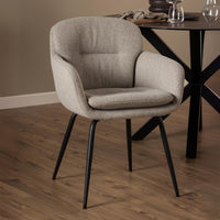 Sedia con braccioli Edina