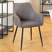 Sedia con braccioli louise