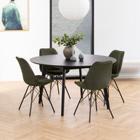 Sedia Lisbon in velluto a coste