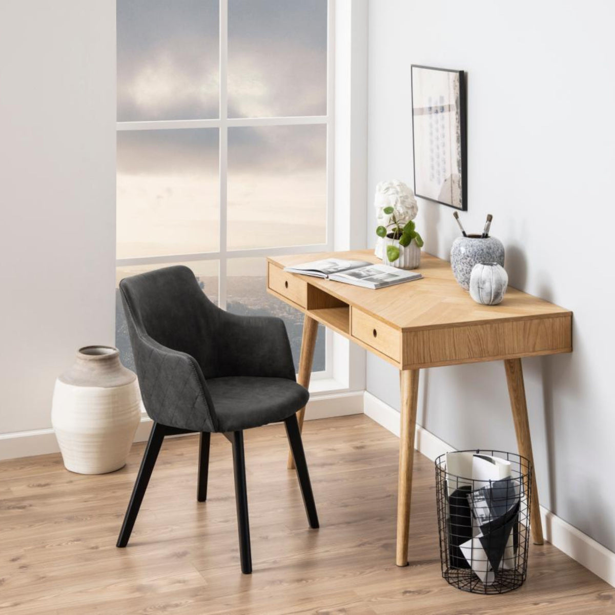 Sedia con braccioli Kik