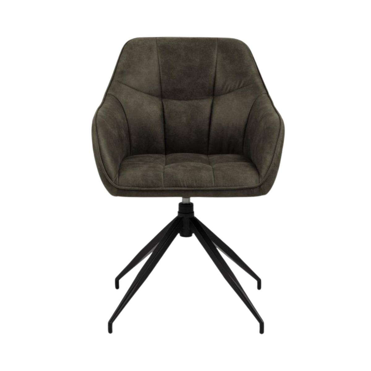 Sedia con braccioli Barcelona con gambe a stella