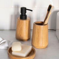 Dispenser in legno rovere naturale