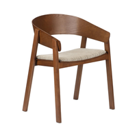 Poltrona Edo con braccioli - Design Japandi