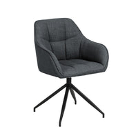 Sedia con braccioli Barcelona con gambe a stella