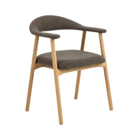 Sedia con braccioli Carrie