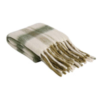 Coperta plaid ABBIE tartan verde