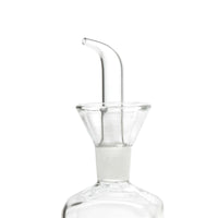 Oliera in vetro con base quadrata